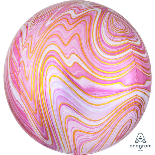 Orbz Pink Marblez Foil 38 cm