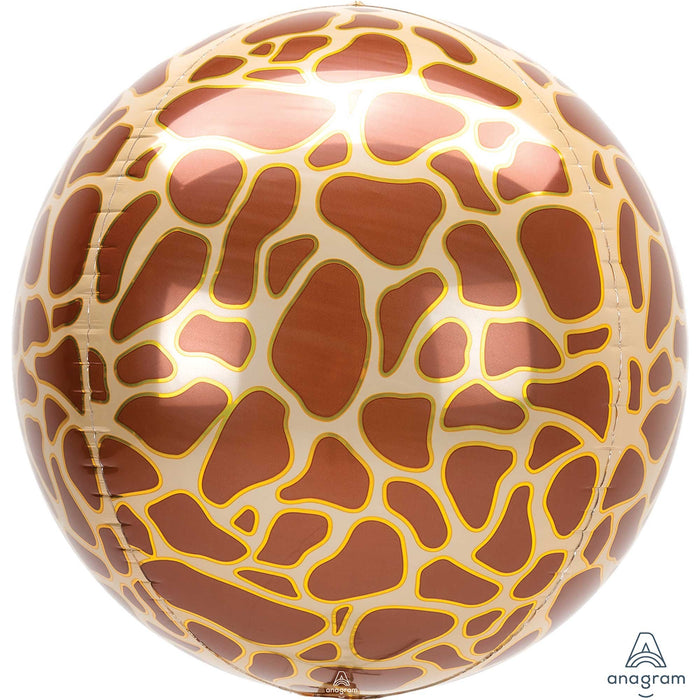 Orbz Giraffe Print Marblez Foil 38 cm