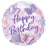 Happy Birthday Purple/Pink Butterflies 43cm