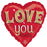 Love You Valentines Day  Foil 17" (43cm)