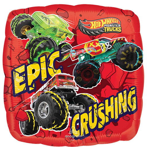 Hot Wheels Monster Trucks Foil Balloon 43cm