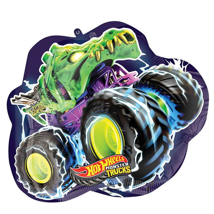 Hot Wheels Monster Trucks Super Shape Foil 58cm x 48cm