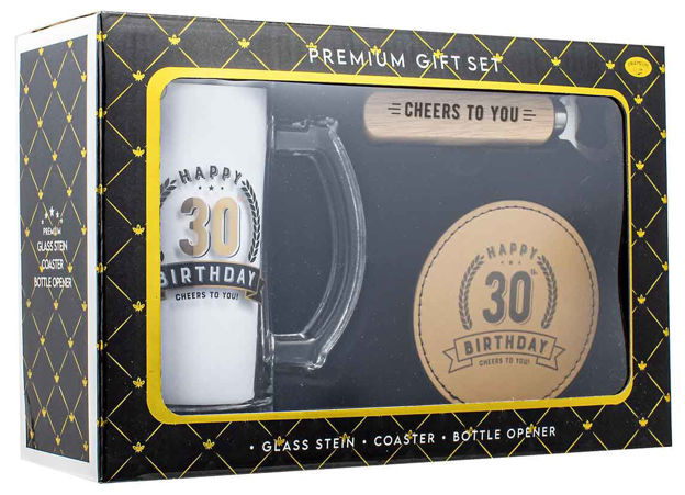 Happy 30th Birthday 3 Pc Gift Set
