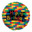 Happy Birthday Building Blocks 18'' Foil Balloon