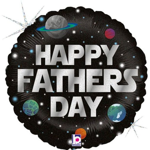 Happy Fathers Day Galactic 18'' Foil Balloon
