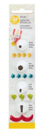 Wilton Plastic Icing Tip Set - Nested