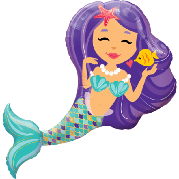 Supershape Enchanting Mermaid Foil Balloon 97cm