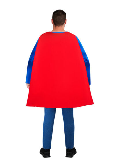 Superman Adult Costume Top And Cape - Medium/Large