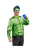 Hulk Adult Costume Top M/L - side profile view showing muscle print detail on sleeves and torso