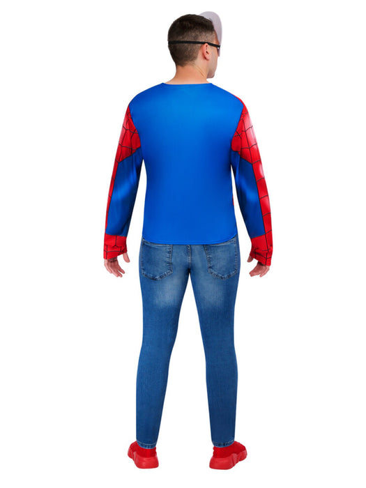 Spider-Man Costume Top & Mask Adult Size M-L