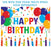 Birthday Candles & Balloons Grease Proof Paper 8 Pack