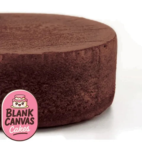 Frozen Chocolate Mud Cake Round Blank Canvas Cake