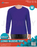 Adult Purple Long Sleeve Top - Medium