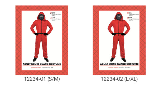 Adult Red Guard Costume Circle Red