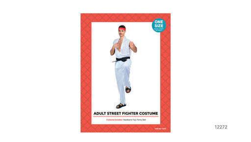 Adult White Street Fighter Costume
