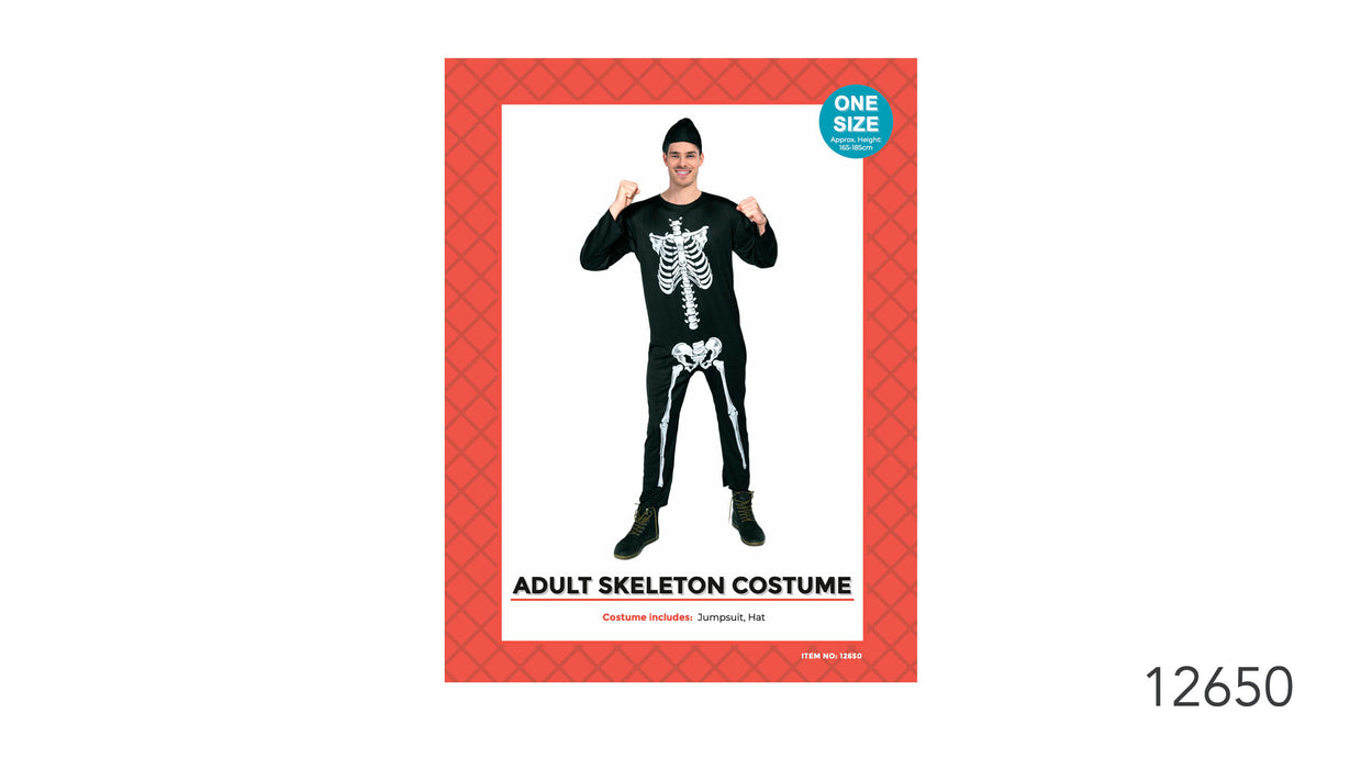 Adult Skeleton Costume
