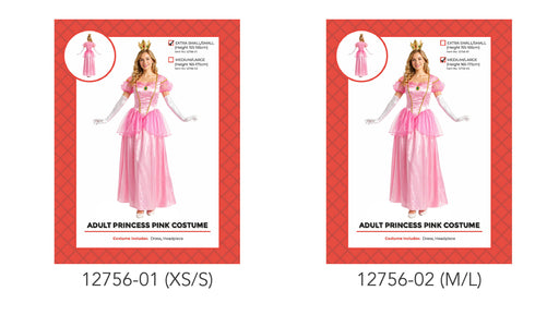 Adult Princess Pink Costume