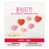 6 Paper Heart Wall Decorations