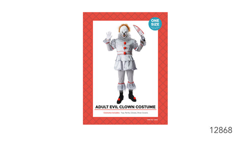 Adult Evil Clown Costume