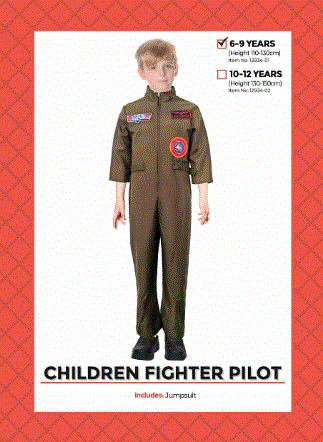 Children's Fighter Pilot Cotume