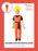 Childrens Cartoon Martial Artist Costume 6-9 Years