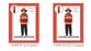 Childrens Fire Fighter Costume 6-9 Years