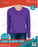 Children's Purple Long Sleeve Top - Large (10-12 Years)