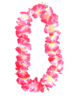 Hawaiian Lei (1 Piece And 2 Toned Pink Flower)