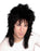 Wig - Black 'Poita' Spiky Mullet