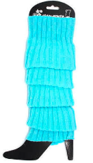 Chunky Knit Light Green/Mint Leg Warmer