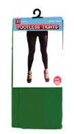 Green Coloured Footless Tights
