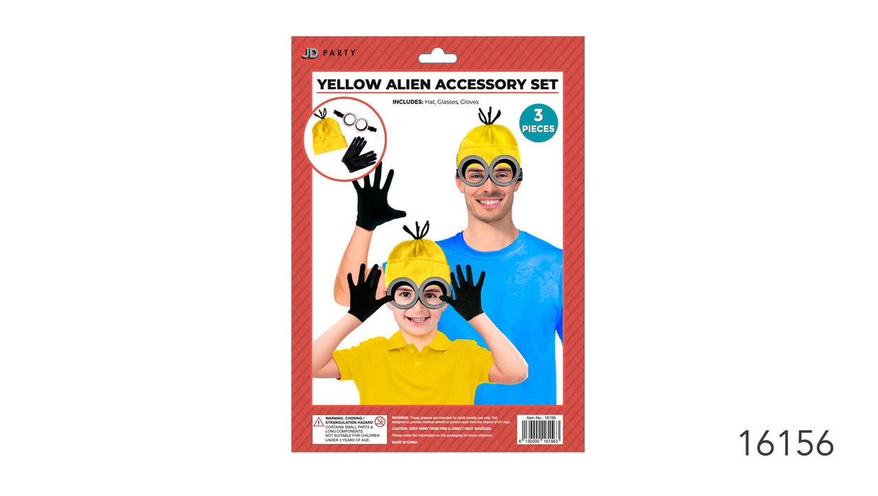 Yellow Alien Costume Set