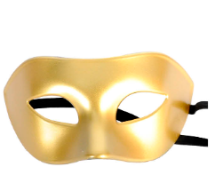 Gold Masquerade Eye Mask – Classic Venetian Style