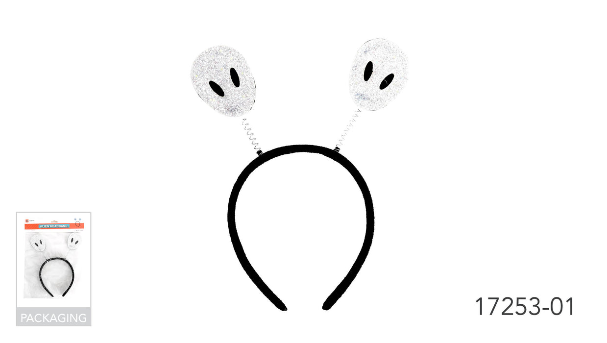 Silver Alien Headband