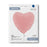 Grabo Foil Solid Colour Heart 46cm (18") Matte Pink