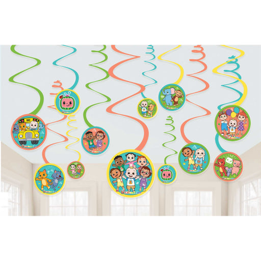Cocomelon Swirl Decorations