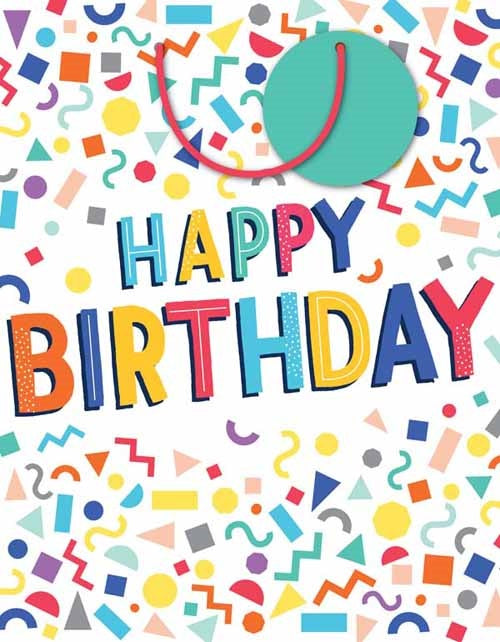 Happy Birthday Medium Gift Bag