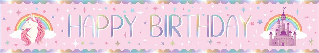Unicorn Foil Banner