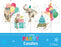 Party Animals Candles 5 Pack