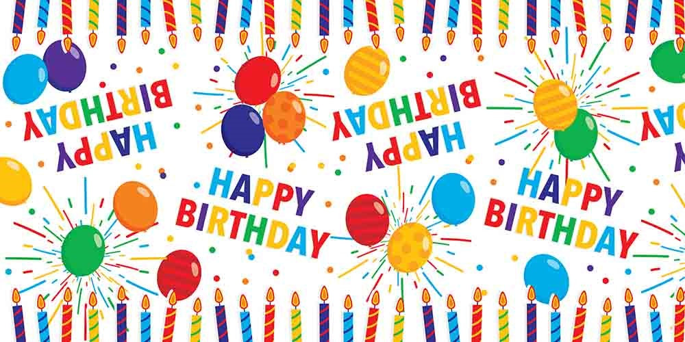 Happy Birthday Table Runner
