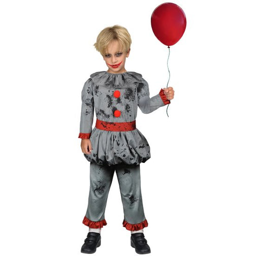 Childrens Bad Clown Costume 8-10 Years