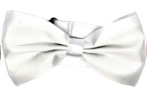 Large White Bow Tie - Double Layer