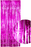 Metallic Hot Pink Curtain