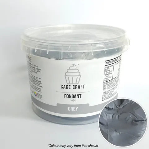 Cake Craft Grey Fondant 1kg