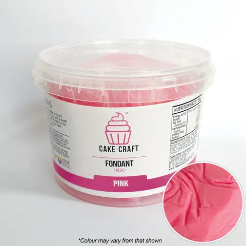 Cake Craft Pink Fondant 1kg