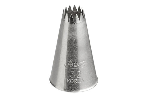Open Star Tube 32 Standard Stainless Steel Piping Tip Ateco