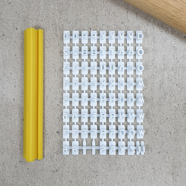 Mini Letter Embosser Set And Universal Letter Holder