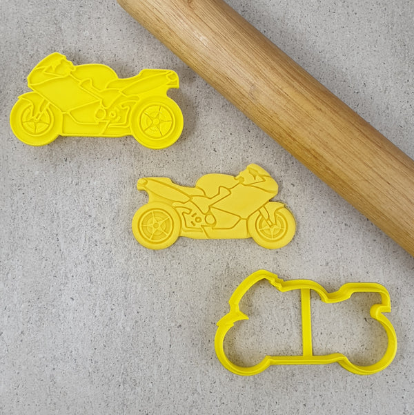 Cutter & 3D Embosser Set - Motorbike