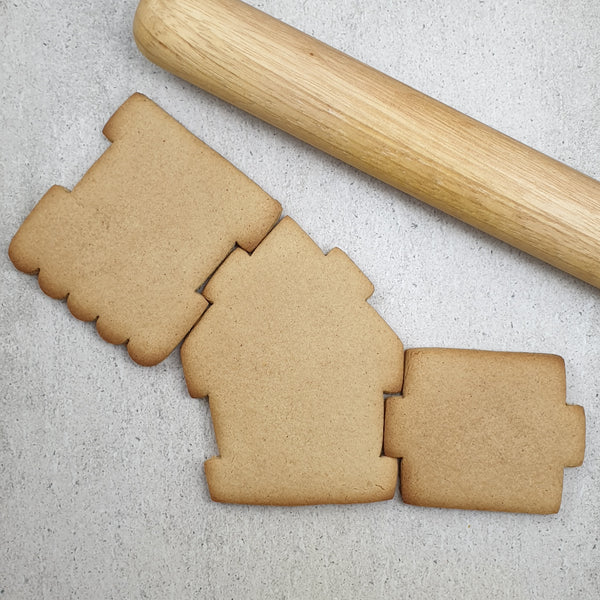 Interlocking Gingerbread House Cutter