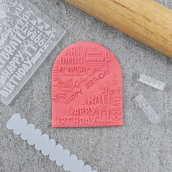Birthday/Mixed Message Embosser Set